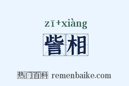 訾相是什么意思的图片